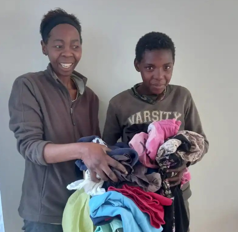 Donations of clothes support those in need in the Waterberg, South Africa