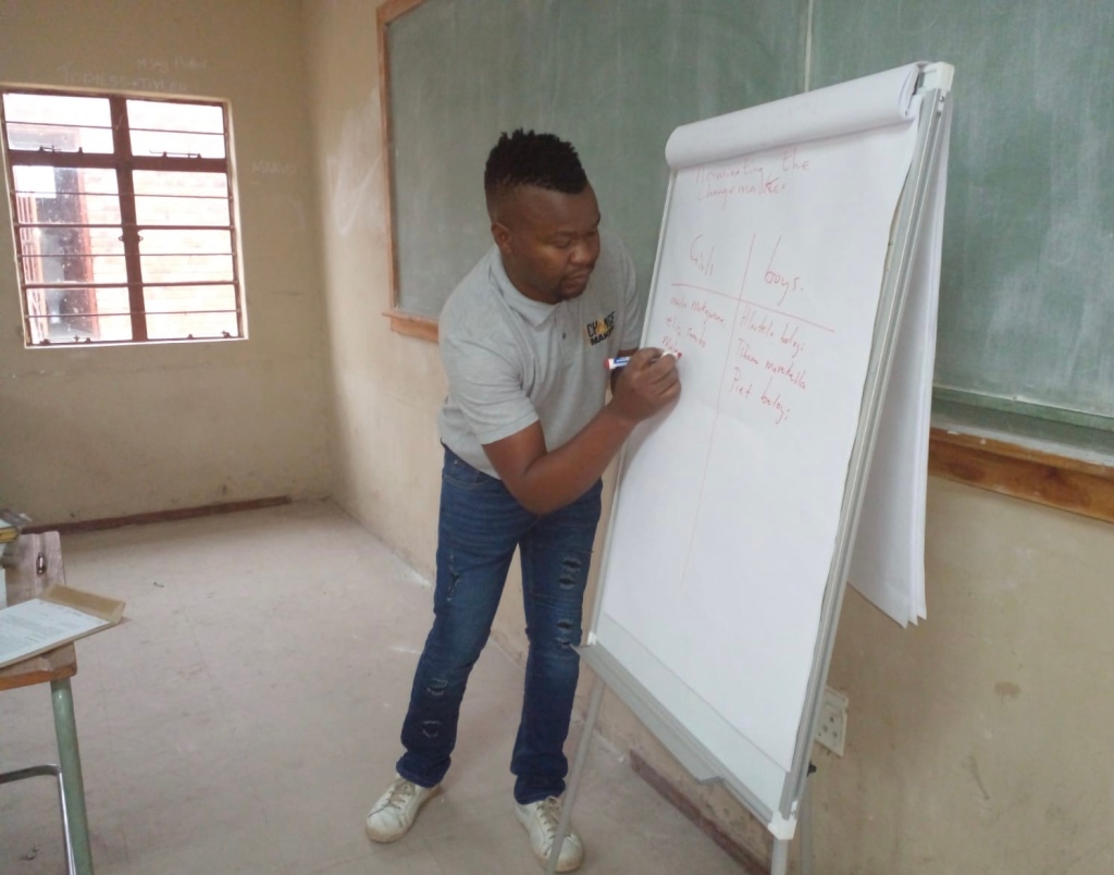 The Vaalwater based facilitator for Masifunde Learner Development